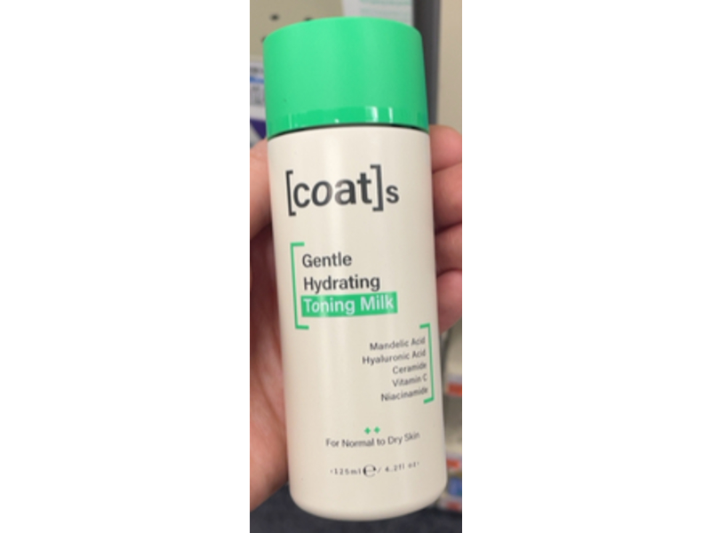 Coats Gentle Hydrating Toning Milk, 4.2 fl oz/125 mL