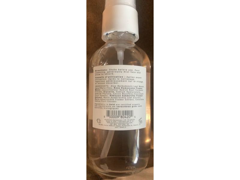 Herbivore Rose Hibiscus Hydrating Face Mist, Coconut Water, 2 oz/60 mL