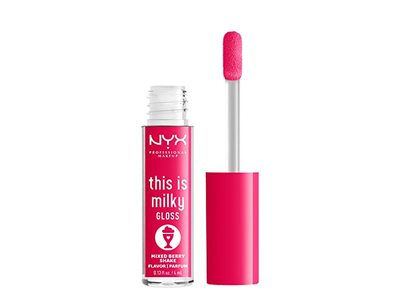 NYX Professional Makeup This Is Milky Lip Gloss, Mixed Berry Shake, 0.13 fl oz/4 mL