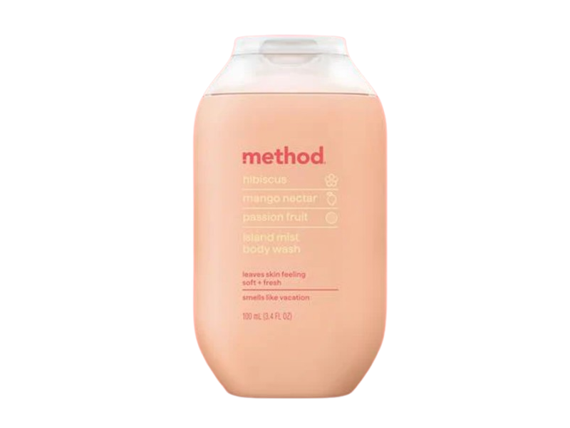Method Body Wash, Island Mist, 3.4 fl oz/100 mL