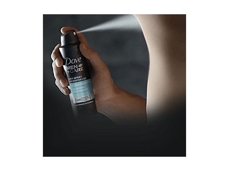 Dove Men Care Clean Comfort Antiperspirants Dry Spray, 107 g