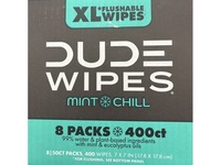 Dude Wipes Flushable Wipes, Mint Chill, 400 Count, Pack Of 8 - Image 3