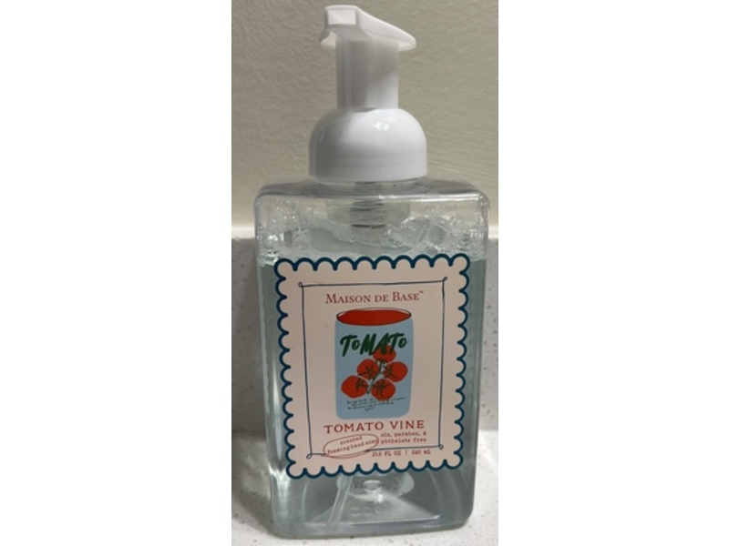 Maison De Base Scented Foaming Hand Soap, Tomato Vine, 21.6 fl oz/640 mL
