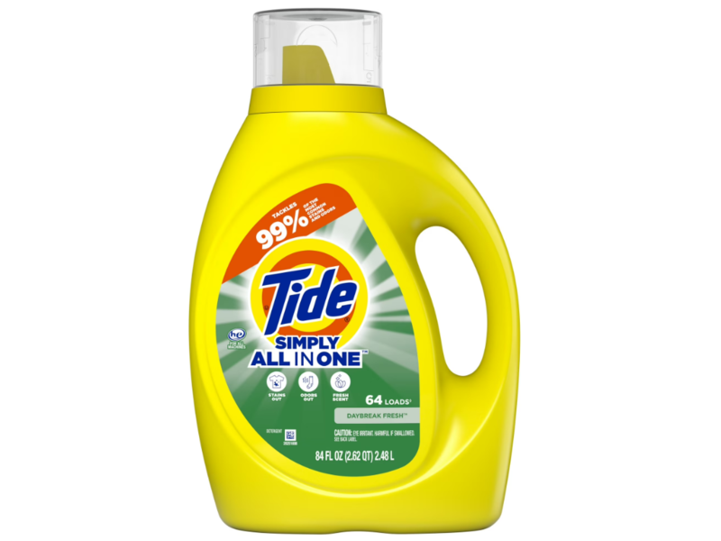 Tide Simply All In One, Daybreak Fresh, 64 Loads, 84 fl oz/2.48 L