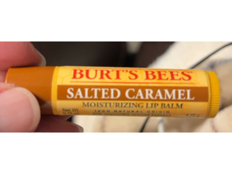 Burt's Bees Moisturizing Lip Balm, Salted Carmel, 0.15 oz/4.25 g