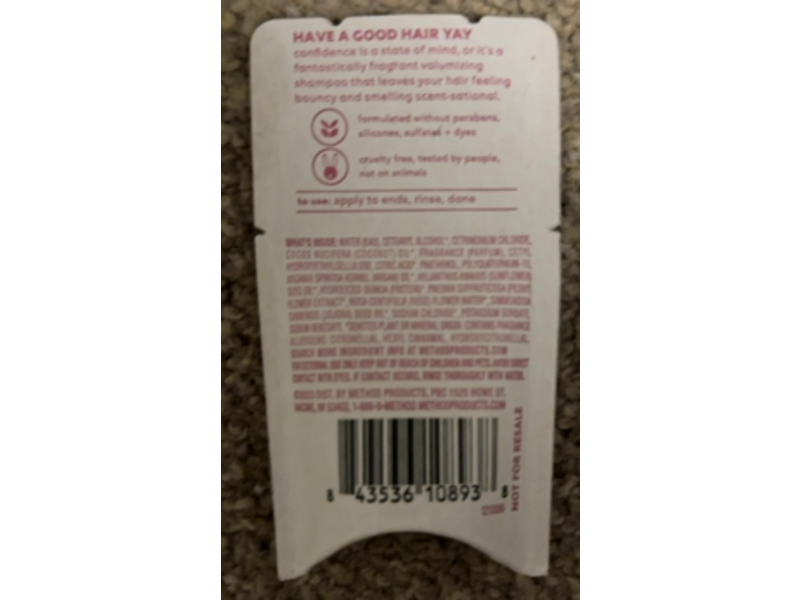 Method Volumizing Conditioner, Pure Peace, 0.5 fl oz/15 mL