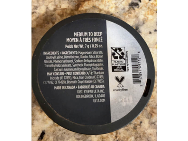 Ulta Beauty Faux Glow Matte Bronzer, Medium To Deep, 0.25 oz