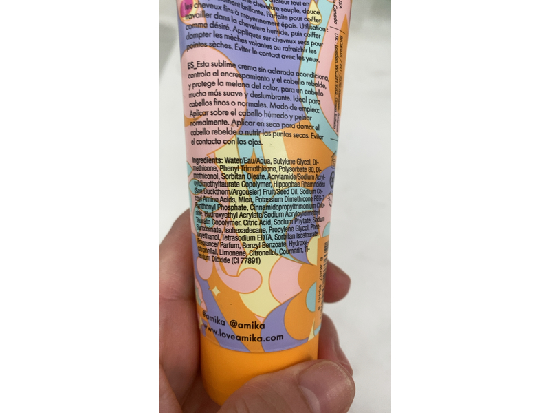 Amika Supernova Moisture and Shine Cream, 3.3 fl oz/100 mL