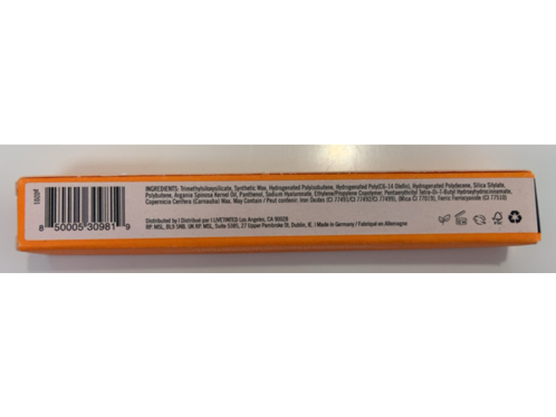 Live Tinted Hueliner Multipurpose Longwearing Pencil Liner, Black, 0.012 oz/0.35 g