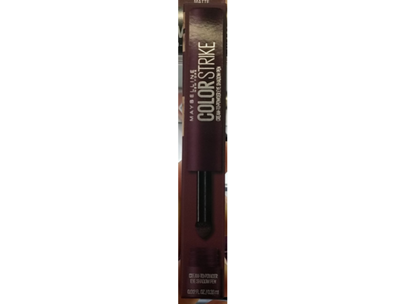 Maybelline New York Color Strike Cream-To-Powder Eye Shadow Pen, 10 Crave, 0.012 fl oz