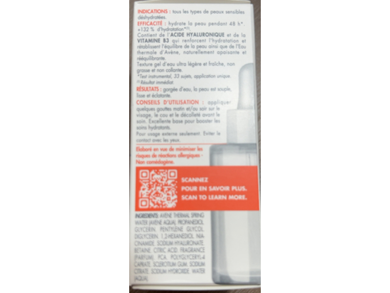 Avene Hydrance Boost Serum, 30 mL