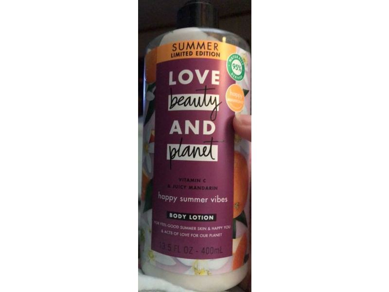 Love Beauty And Planet Body Lotion, 13.5 fl oz/400 mL