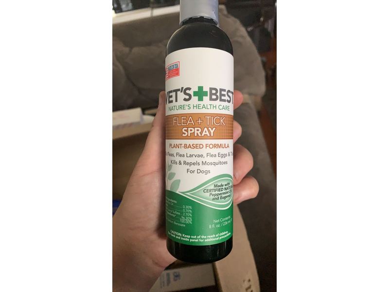Vets Best Flea & Tick Spray, 8 fl oz/236 mL