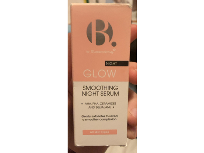Superdrug B. Smoothing Glow Night Serum, 1 fl oz/30 mL