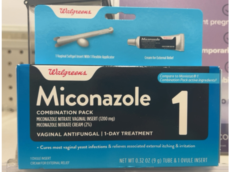 Walgreens Miconazole Vaginal Antifungal Treatment, 0.32 oz/9 g
