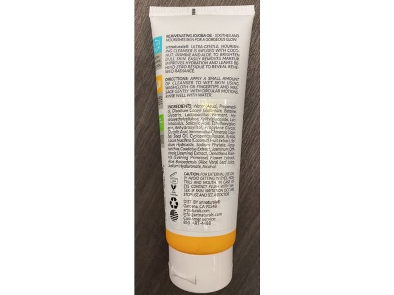 artnaturals Hydrating Facial Cleanser, 4 fl oz/118 mL