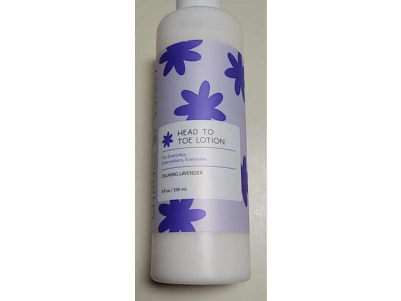 Chance Of Sunny Head To Toe Lotion, Calming Lavender, 8 fl oz/236 mL