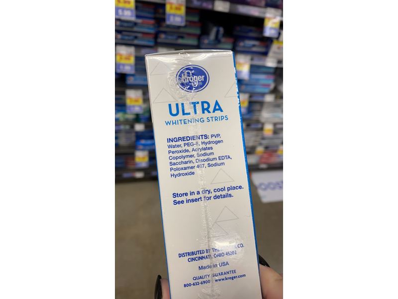 Kroger Ultra Whitening Strips, 10 Treatments
