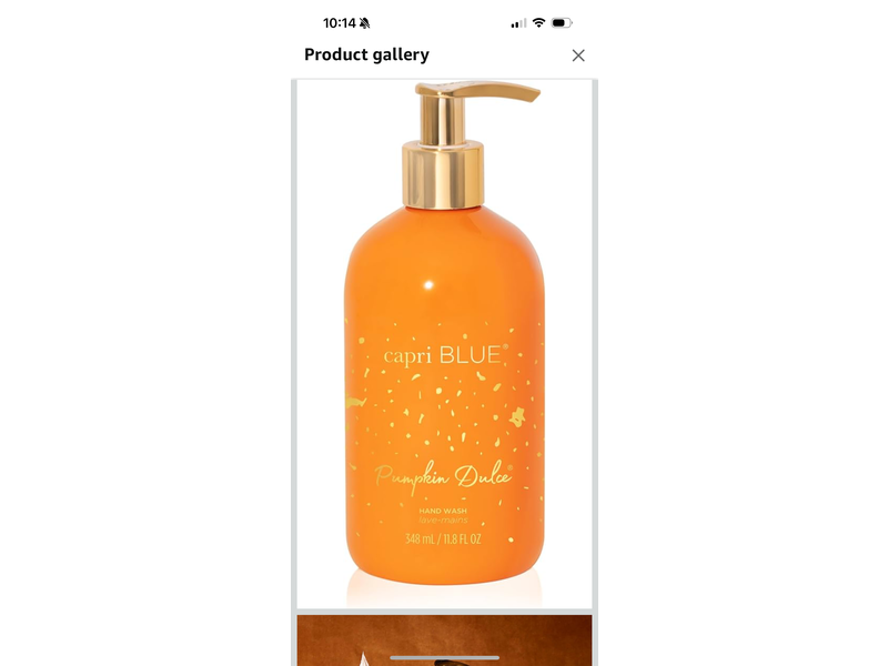 Capri Blue Hand Wash, Pumpkin Dolce, 11.8 fl oz/348 mL