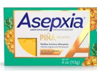 Asepxia Exfoliating Bar Soap, Pina Pineapple, 4 oz/113 g - thumbnail 1