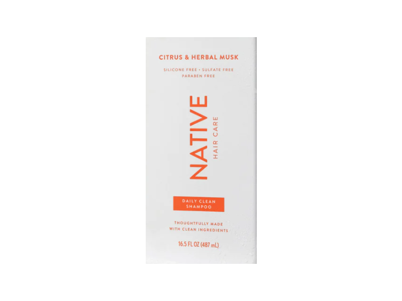 Native Daily Clean Shampoo, Santal & Leather, 16.5 fl oz/487 mL