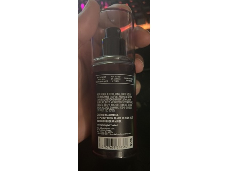 Bath & Body Works Halloween Fine Fragance Mist, Vampire Blood, 2.5 fl oz/75 mL