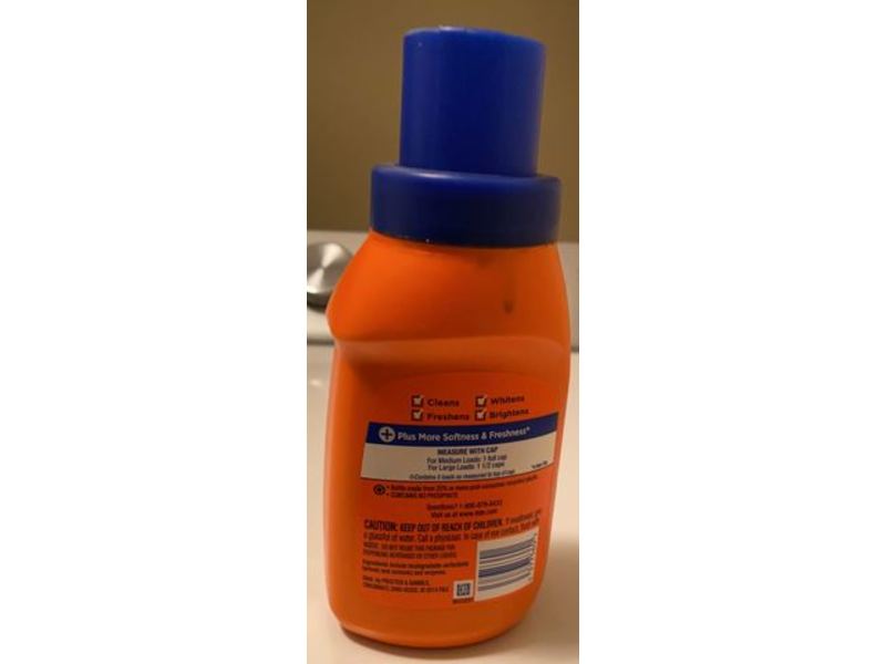 Tide Plus Downy Liquid Laundry Detergent, April Fresh, 6 Loads, 10 fl oz/306 mL