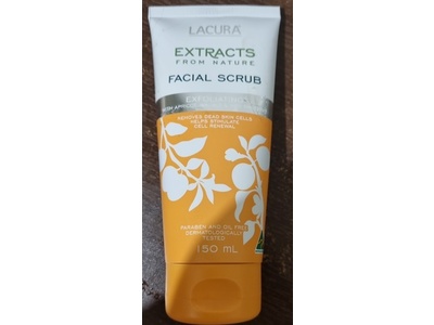 Lacura Extracts From Nature Facial Scrub, Exfoliating, 150 mL