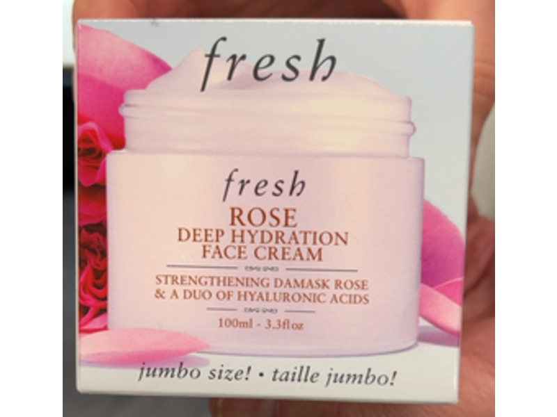 Fresh Deep Hydration Face Cream, Rose, 3.3 fl oz/100 mL