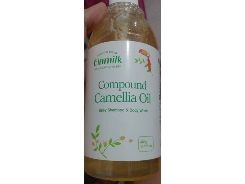 Einmilk Baby Shampoo & Body Wash, Compound Camelia Oil, 16.9 fl oz/480 g