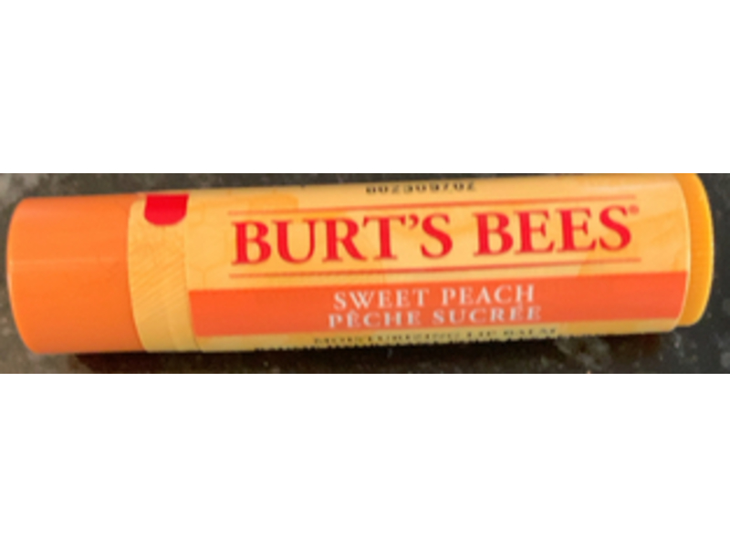 Burts Bees Moisturizing Lip Balm Sweet Peach, 0.15 oz/4.25 g