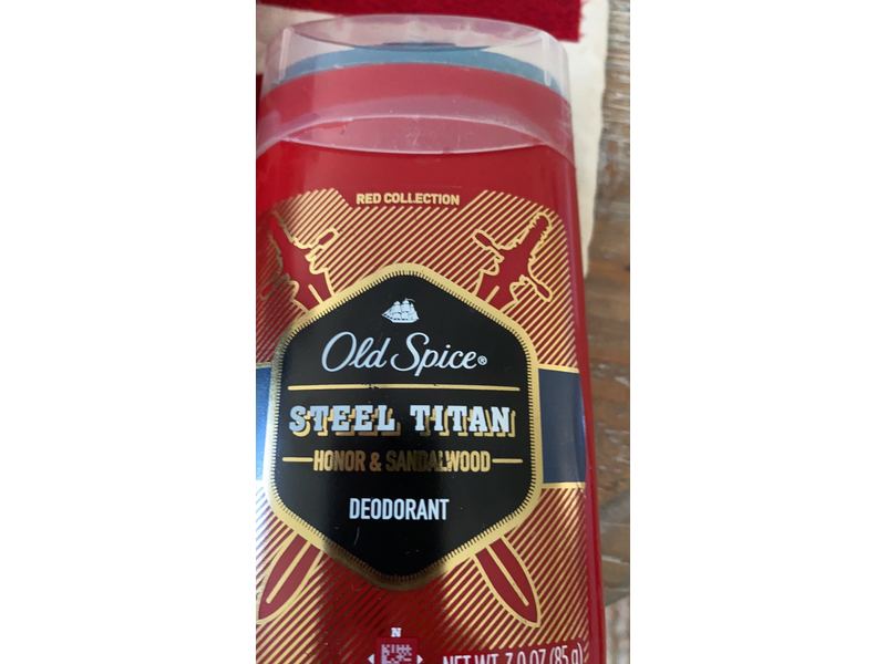 Old Spice Honor & Sandalwood Deodorant, Steel Titan, 3 oz/85 g, 3 Pack