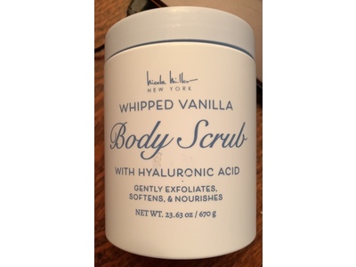Nicole Miller Whipped Vanilla Gently Exfoliating Body Scrub, 23.63 oz/670 g