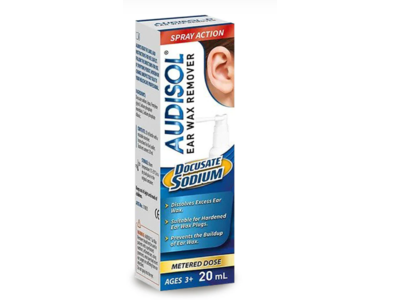 Audisol Ear Wax Remover, Docusate Sodium, 20 mL