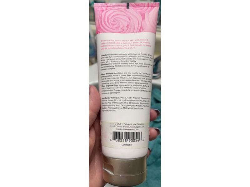 Coochy Oh So Smooth Shave Cream, Frosted Cake, 7.2 fl oz/213 mL