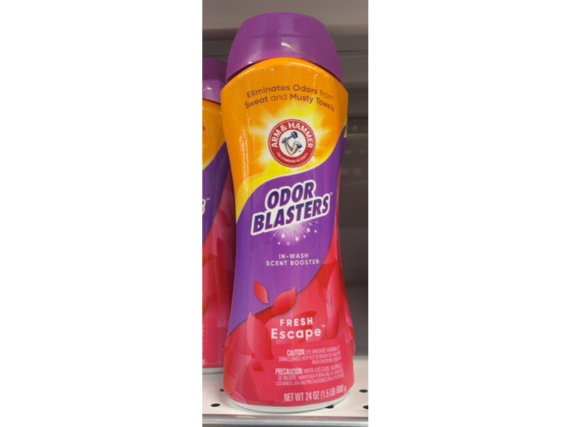 Arm & Hammer Odor Blasters In-Wash Scent Booster, Fresh Escape, 24 oz/680 g