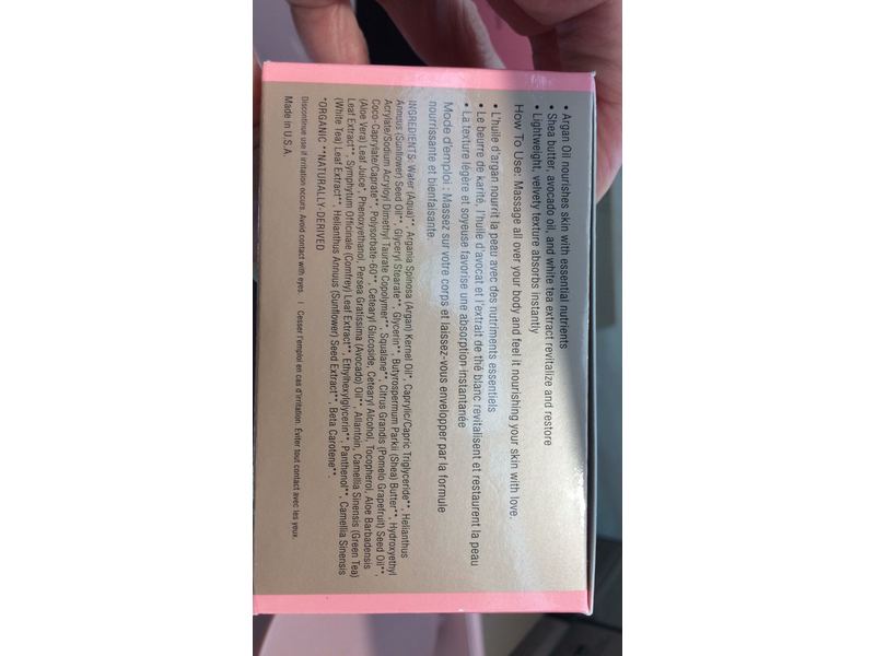 Josie Maran Whipped Argan Oil Body Butter, 8.0 oz/240 mL