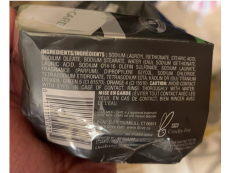 Dove Men + Care Extra Fresh 3 In 1 Hand & Body + Face + Shave Bar, 3.75 oz/106 g, Pack Of 2