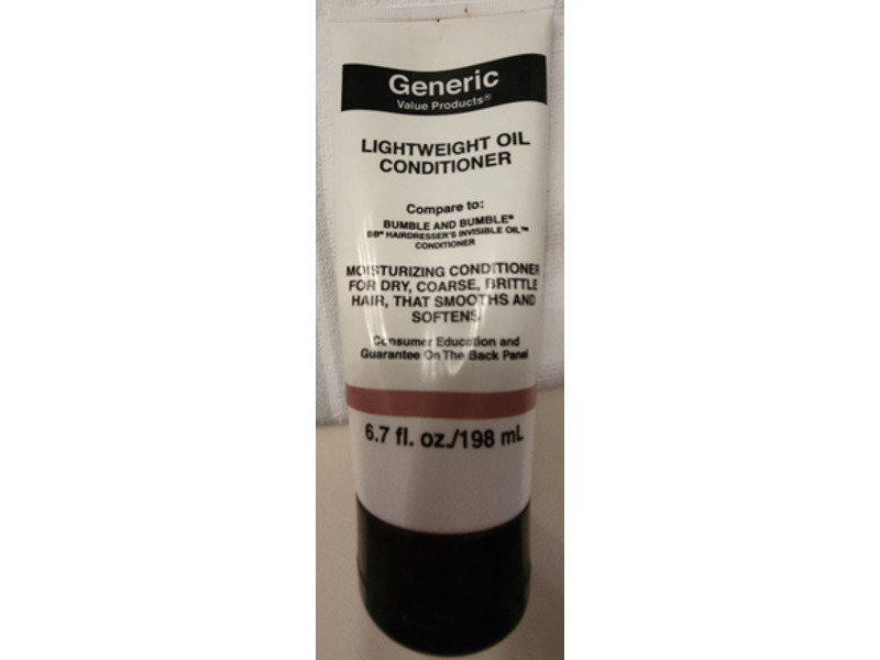 Generic Value Products Lightweight Oil Conditioner, 6.7 fl oz/198 mL