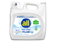All Free & Clear Plus+ Liquid Detergent, Free + Clear, 158 Loads, 237 fl oz/7 L - Image 2