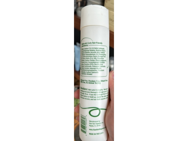 Raw Curls Clarifying Shampoo, 10 fl oz/300 mL