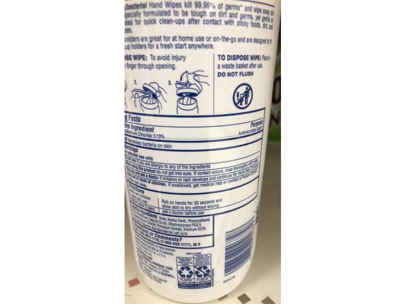 Wet Ones Antibacterial Hand Wipes, Tropical Splash, 40 Count