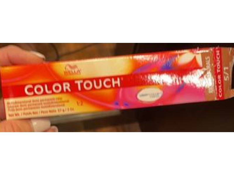 Wella Color Touch, 5/1 Light Brown/Ash, 2 oz/57 g