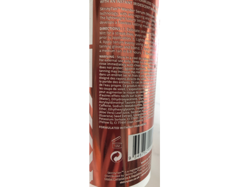 Skinny Tan Wonder Serum, Medium Dark, 145 mL