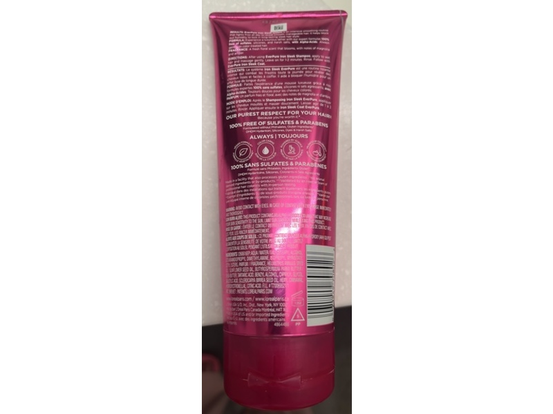 Loreal Ever Pure Iron Sleek Conditioner, 6.8 fl oz/200 mL