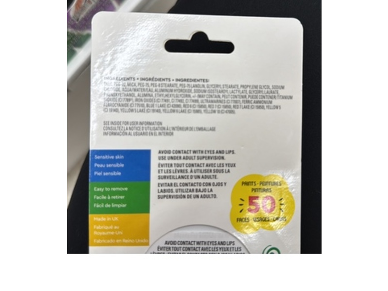 Snazaroo Face & Body Paint, White, 0.66 oz/18.8 g