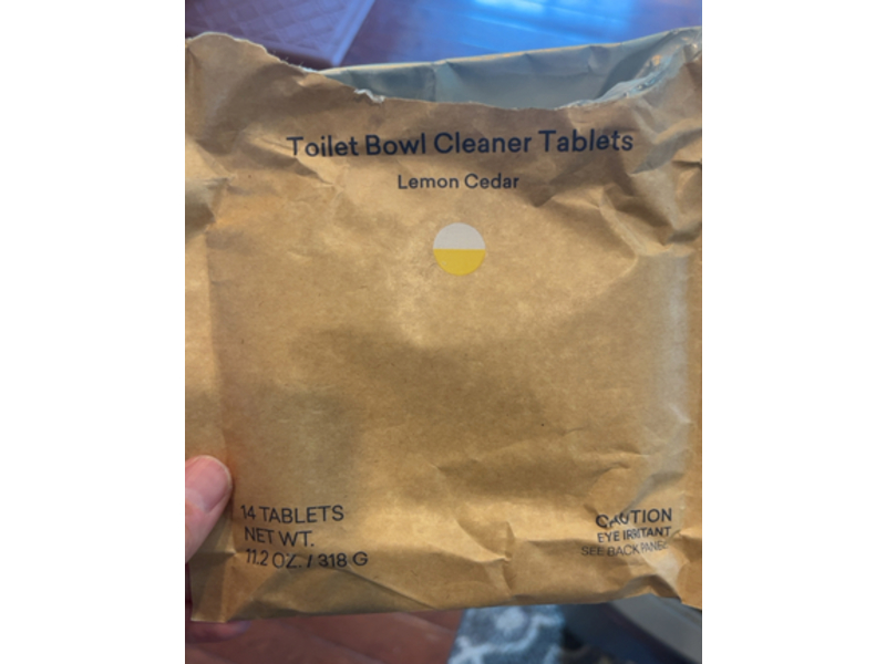 Blueland Toilet Bowl Cleaner Tablets, Lemon Cedar, 11.2 oz/318 g, 14 Counts