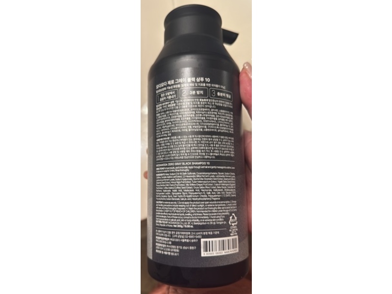 Moda Moda Black Shampoo 10, Zero Gray, 10.58 fl oz/300 g