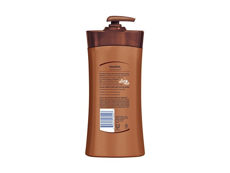 Vaseline Intensive Care Lotion Cocoa Radiant, Cocoa Butter, 20.3 fl oz/600 mL