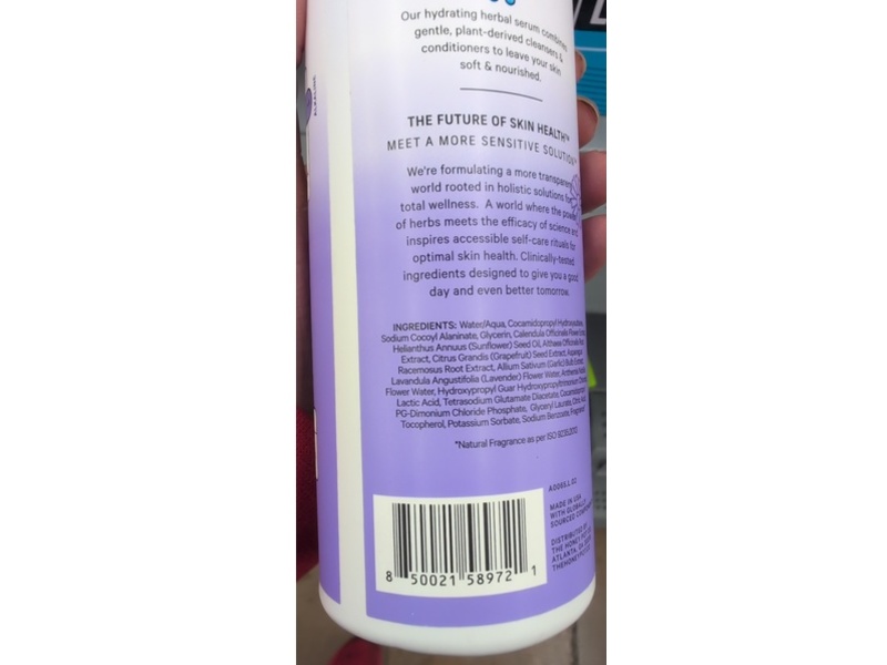 The Honey Pot Company Body Cleanser, Lavender Chamomile, 15 fl oz/443 mL